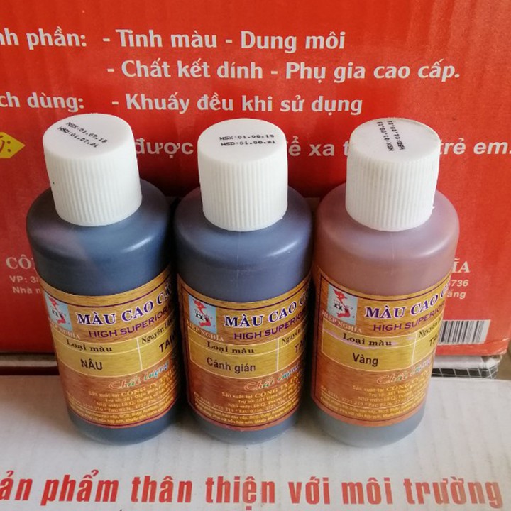 Tinh màu PU tạo màu Sơn giả gỗ Combo 3 chai