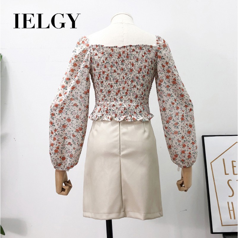 Áo chiffon in họa tiết dáng dài hở vai phong cách thời trang chất lượng cao