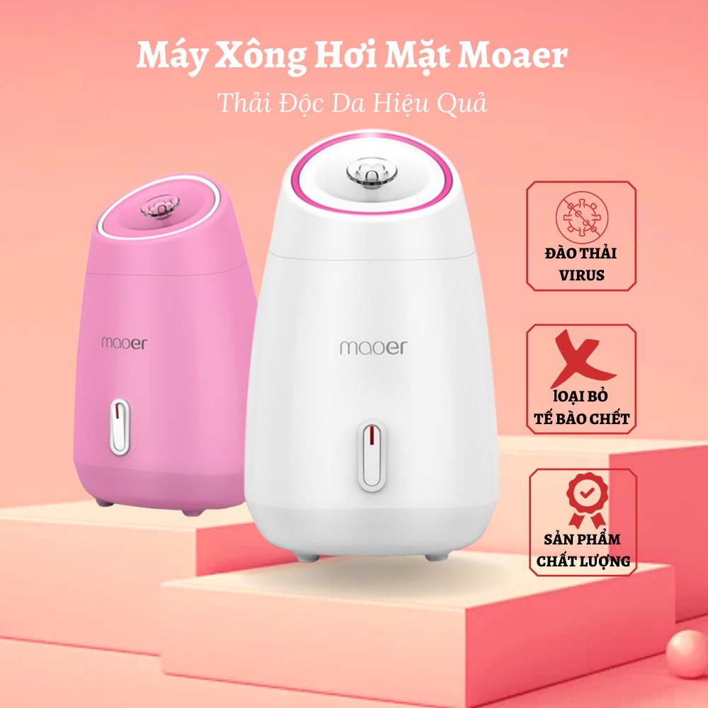 Máy Xông Hơi Mặt Hoa Quả Tươi Thảo Dược Maoer Tự Động Hai Trong Một