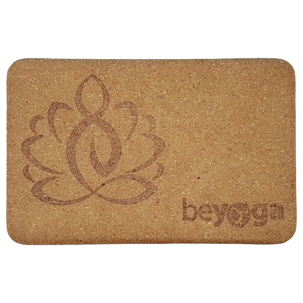 Gạch Tập Yoga Cao Cấp, Nhập Khẩu Đài Loan, Chất Liệu Vỏ Sồi, Đàn Hồi, Chịu Nước, 7,5cm, Hãng beYoga