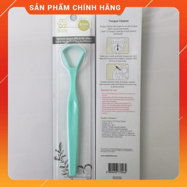 Dụng cụ cạo lưỡi SGS được làm từ nhựa PP an toàn nhập khẩu từ Hàn Quốc