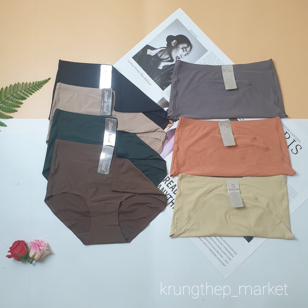 QUẦN LÓT SISTERHOOD 628 , SU ĐÚC , KHÔNG VIỀN , KHÔNG ĐƯỜNG CHỈ , CẠP CAO HÀNG THÁI LAN