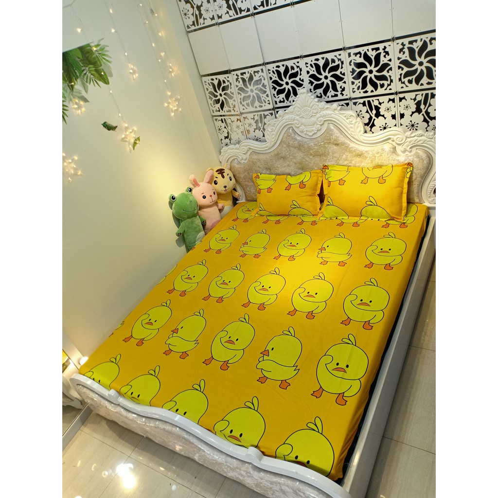 Bộ ga gối 💖m6/m8💖 ga trải giường cute + 2 vỏ gối nằm cute An Như Bedding | BigBuy360 - bigbuy360.vn