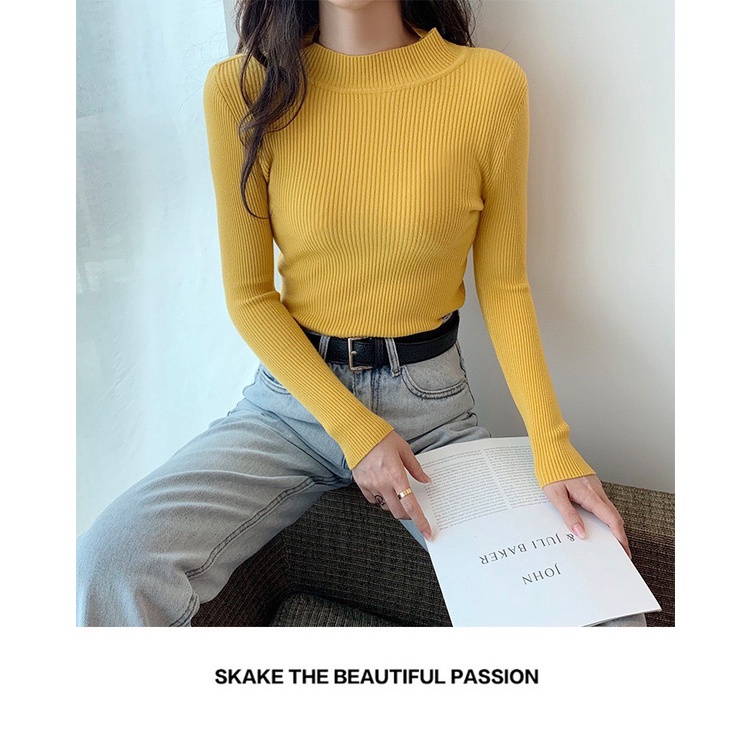 MVP145 Áo len cổ 3 phân nữ hàng quảng châu đẹp ( hình thật shop chụp)