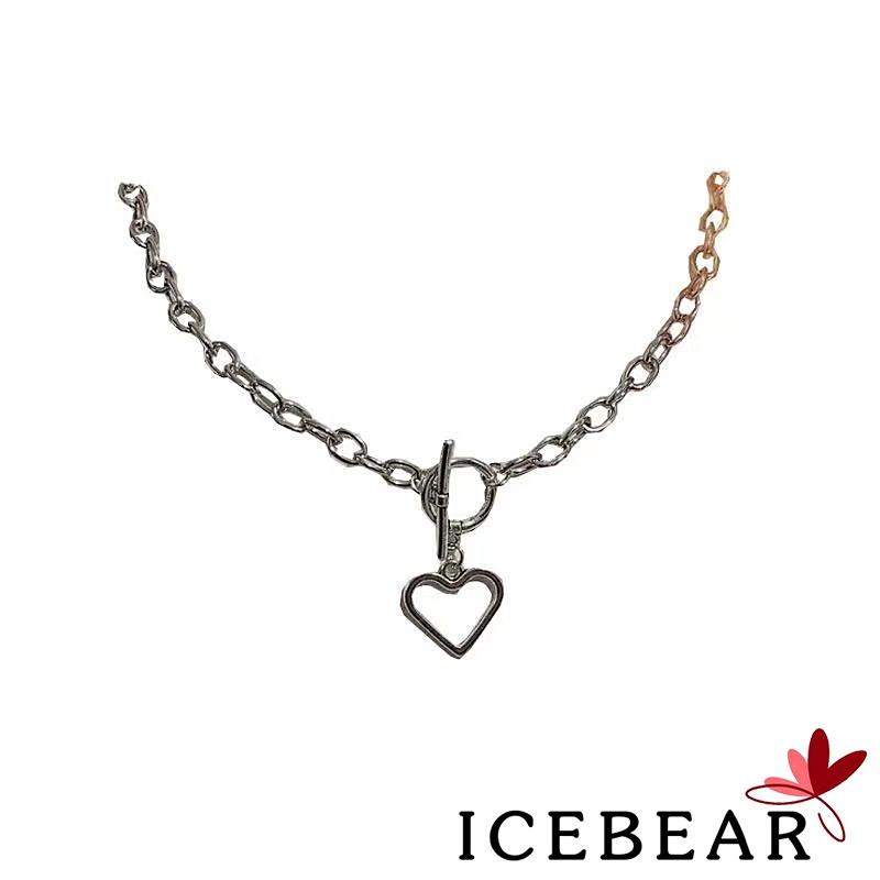 Vòng cổ mặt hình trái tim nhiều màu sắc cho nữ