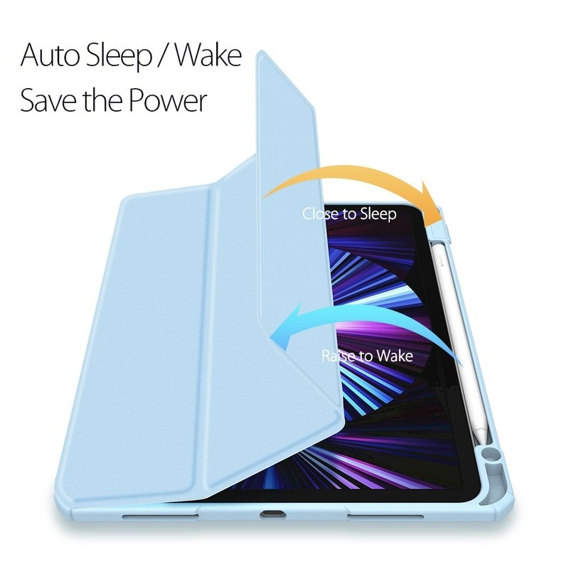 Dllencase Bao da máy tính bảng Silicon thích hợp cho For iPad Mini 6 Air 4 10.9 2020 2021 Pro 11 2019 10.2 7th 8th 9th A200