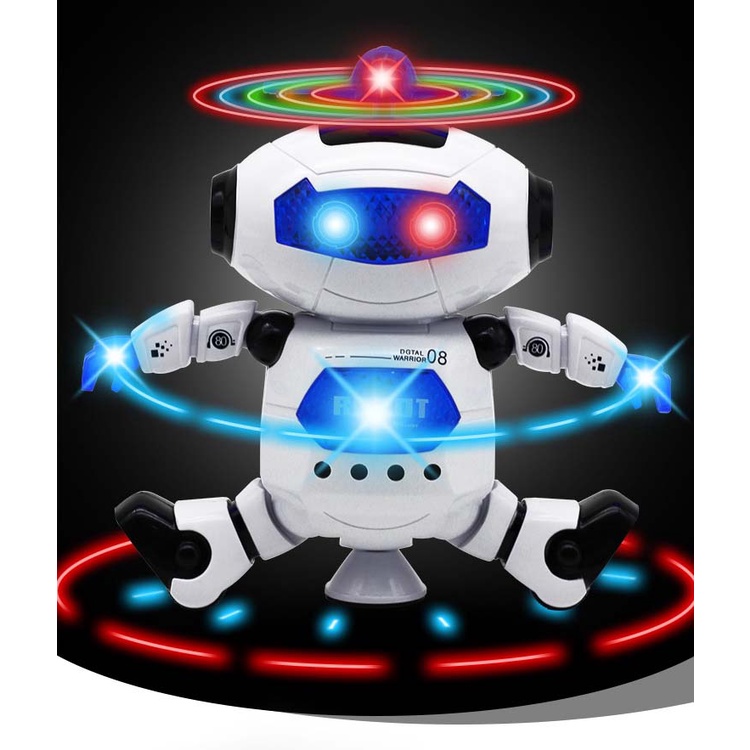 Đồ chơi Robot thông minh sáng tạo - xoay 360 phát nhạc hot trend