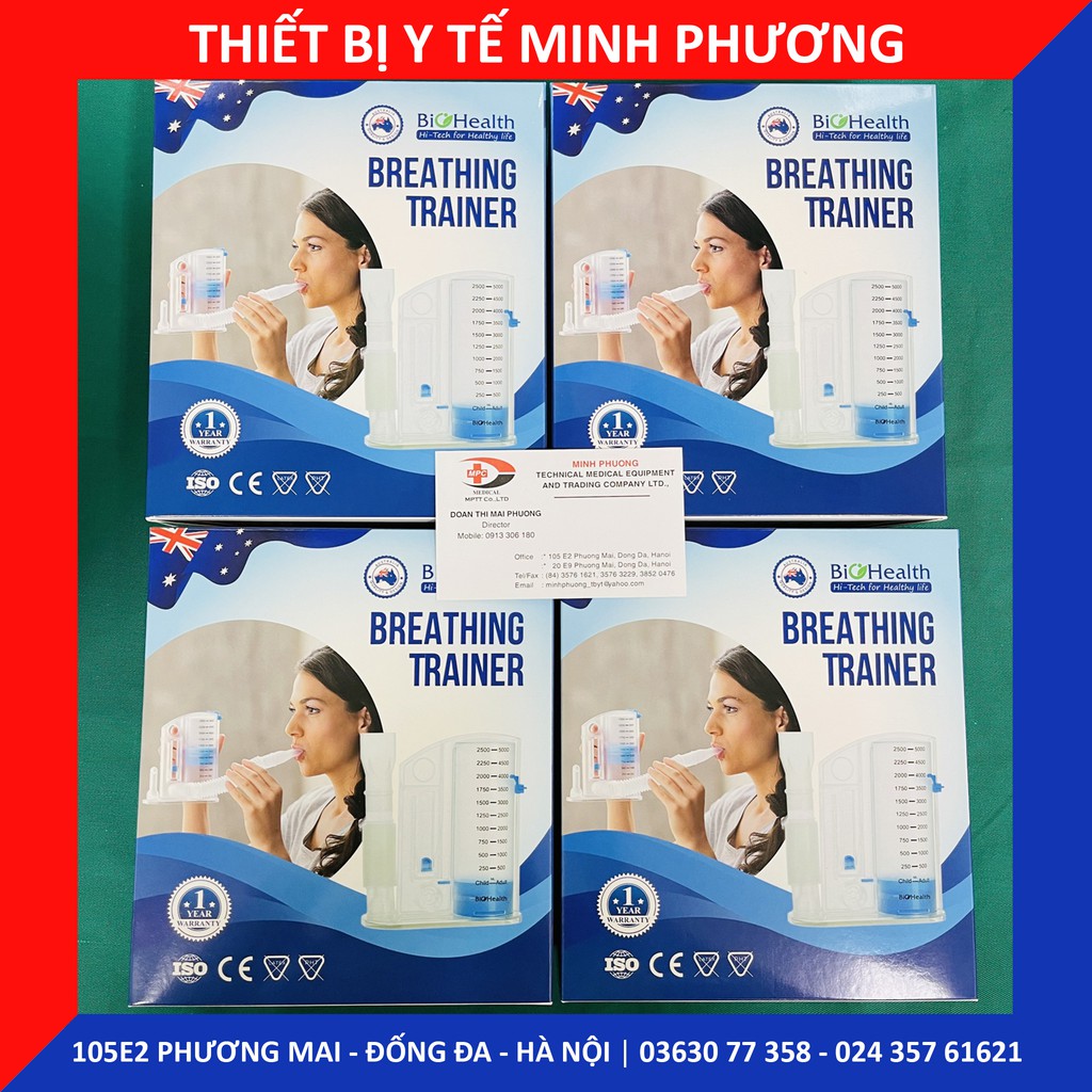 Dụng cụ tập thở BIOHEALTH mã VIS-01