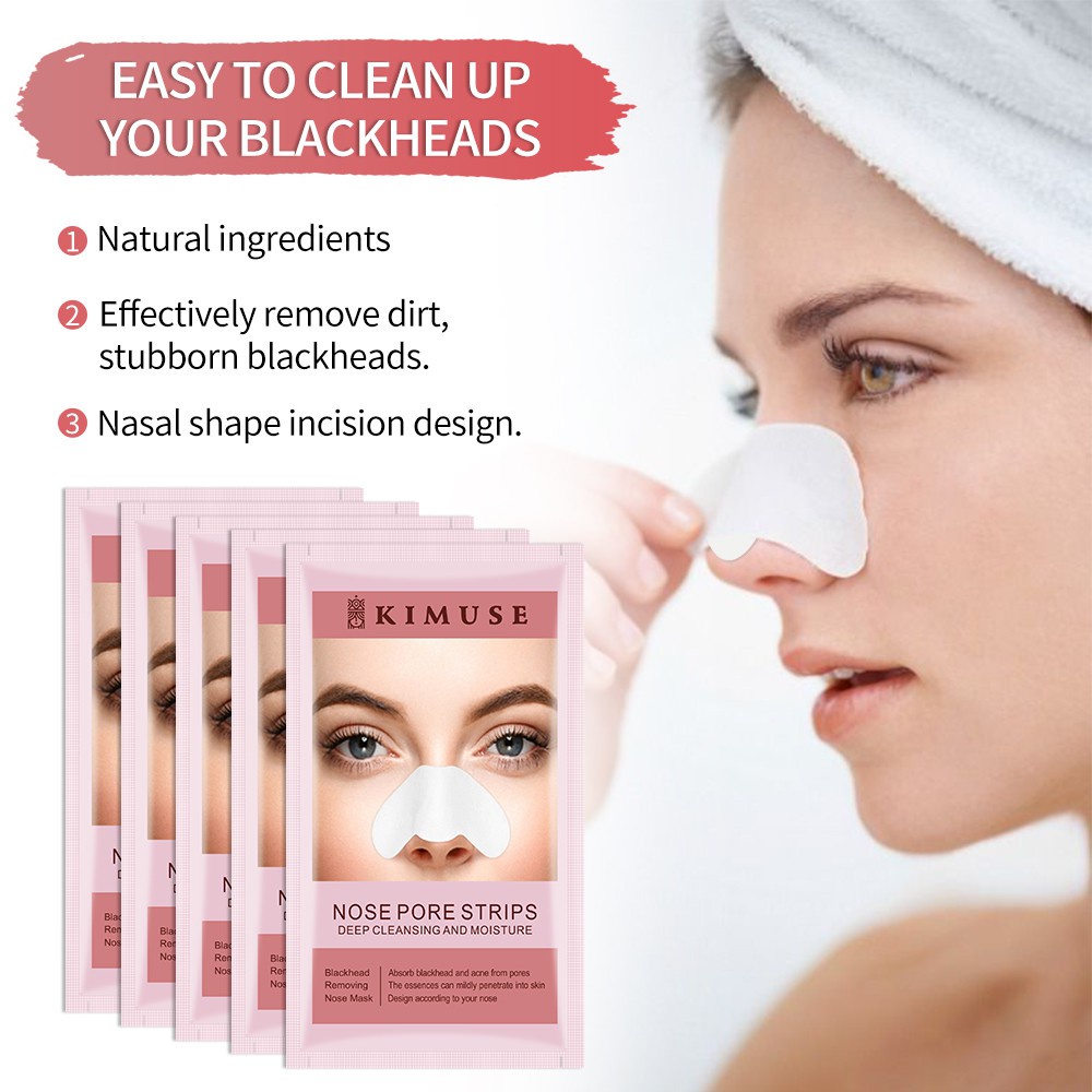[Hàng mới về] Mặt nạ lột mụn đầu đen Kimuse làm sạch sâu và dưỡng ẩm cho da tiện dụng | BigBuy360 - bigbuy360.vn