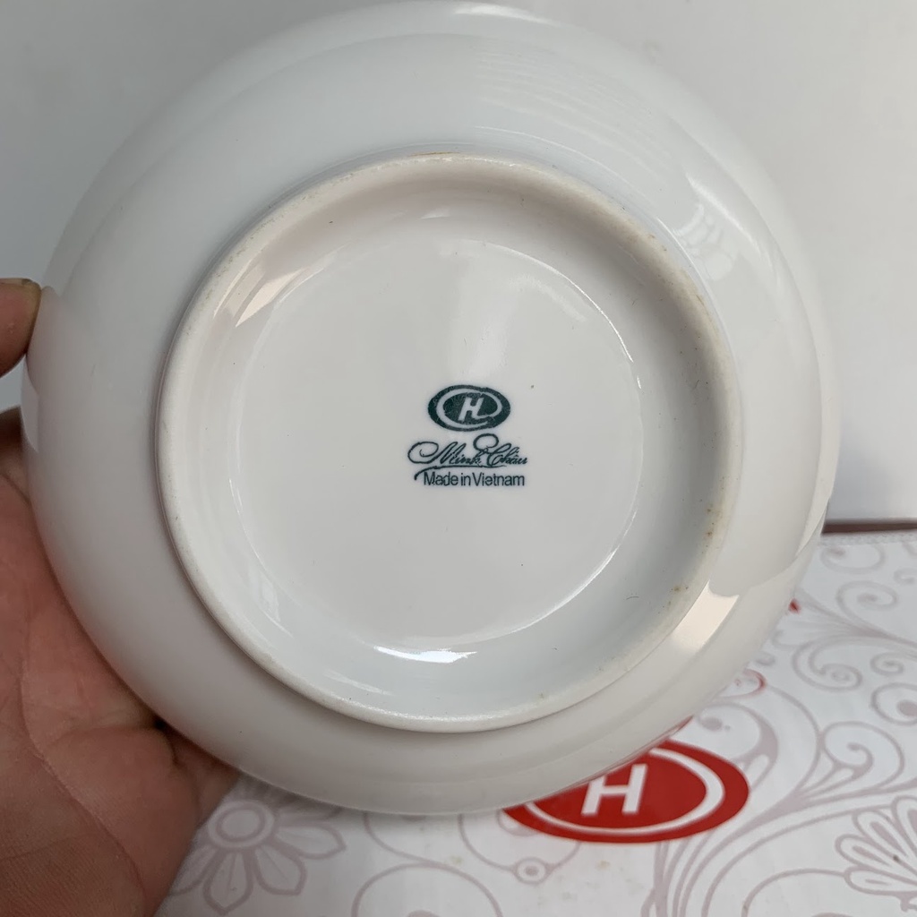Tô sứ Minh Châu 6inch ~16cm - 8inch 20 cm