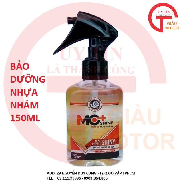 MEGA -BẢO DƯỠNG NHỰA NHÁM - XỊT BÓNG LỐP XE 150ML HÃNG MEGACOOL