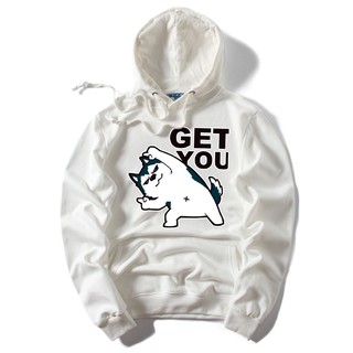 Áo Nỉ Hoodie Nữ Nam Unisex Đủ Size Dài tay Kèm Ảnh Thật Get You Trắng Đen Hoodie Đôi