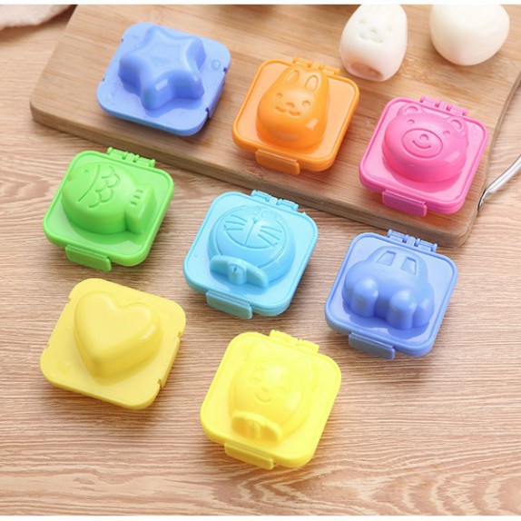 Khuôn Cơm Cho Bé Ăn Dặm Kiểu Nhật (Bộ 6 Khuôn Cơm Cho Bé)