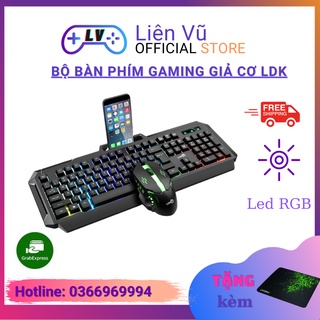 Bộ Bàn Phím Máy Tính Gaming LED RGB LDK V4 Có Dây Chống Nước Chơi Game Máy Tính Esport