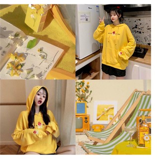 ÁO KHOÁC HOODIE NỮ CÓ NÓN THÊU HÌNH CUTE