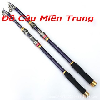 Cần Câu Rút CARBON SILVER BEAST Tím