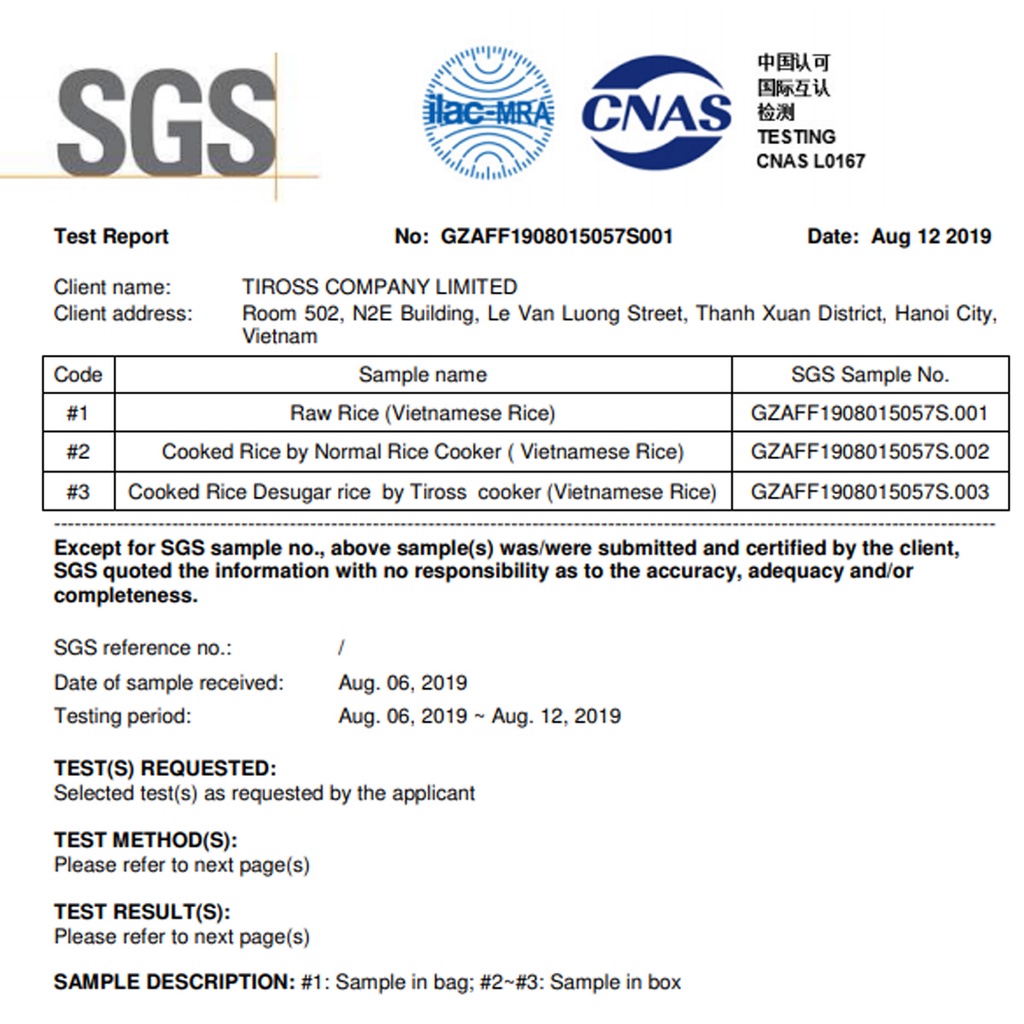 Nồi cơm tách đường cao tần Tiross TS9911 - 1.5 lít , Điều khiển nút bẩm, Màn hình LCD, Bảo hành 12 tháng