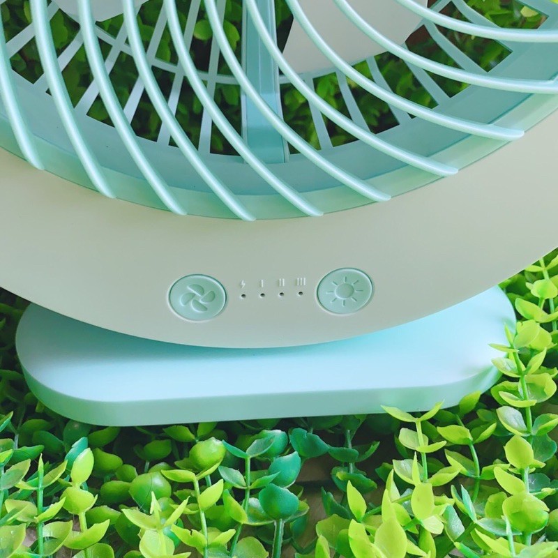 QUẠT SẠC TÍCH ĐIỆN CÓ ĐÈN LED KM F0336-GIÁ TỐT | BigBuy360 - bigbuy360.vn