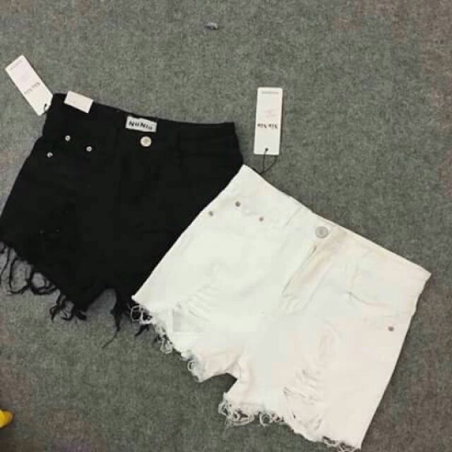 Quần short jean nữ