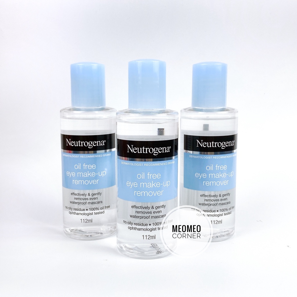 Dầu tẩy trang Mắt Môi Neutrogena Oil Free Eye Makeup Remover 112ml Úc