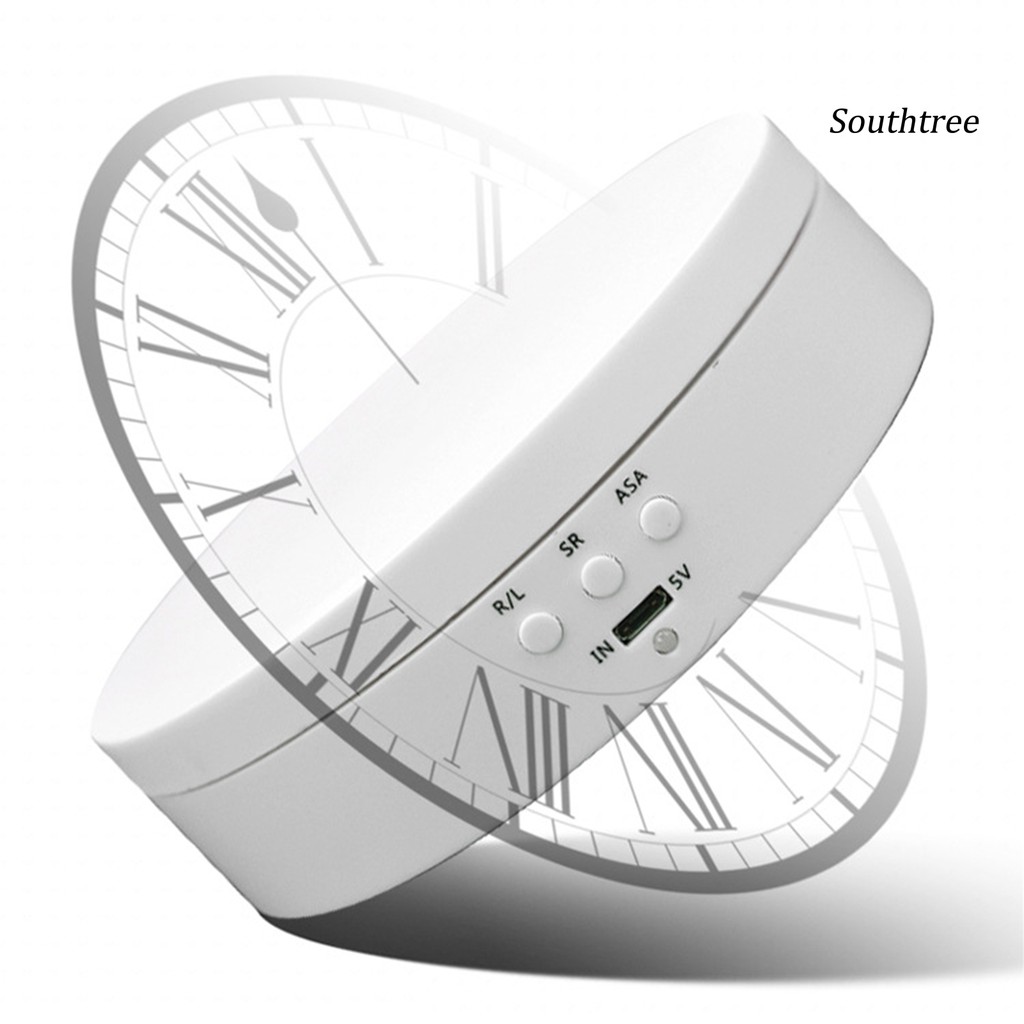 (Hàng Mới Về) Bàn Xoay 360 Độ Điều Chỉnh Được Pin Usb / Pin 138mm Cho Trang Sức