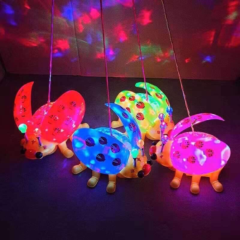 CON BỌ CÁNH CAM CHẠY PIN, CÓ ĐÈN CÓ NHẠC