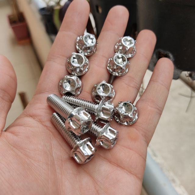 ốc inox [SALAYA VN - S03] - 8li25 (m8x25) - 8li3 (m8x30) - 8li4 (m8x40) - 8li6 (m8x60) - gắn nhiều l