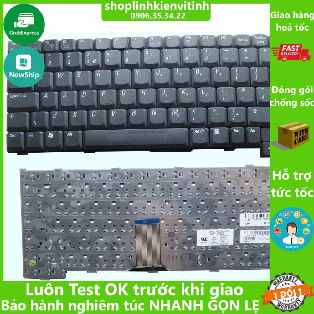 (KEYBOARD) BÀN PHÍM LAPTOP DELL INS 1200 dùng cho Inspiron 1200 2000 2100 2200, Latitude 110L PP10S