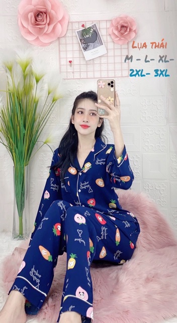 🌵 ĐỒ BỘ PIJAMA (FULLSIZE M-3XL) MẶC NHÀ, SAU SINH PIJAMA LỤA THÁI SIÊU MỀM GIÁ SIÊU SỐC 🌵 | BigBuy360 - bigbuy360.vn