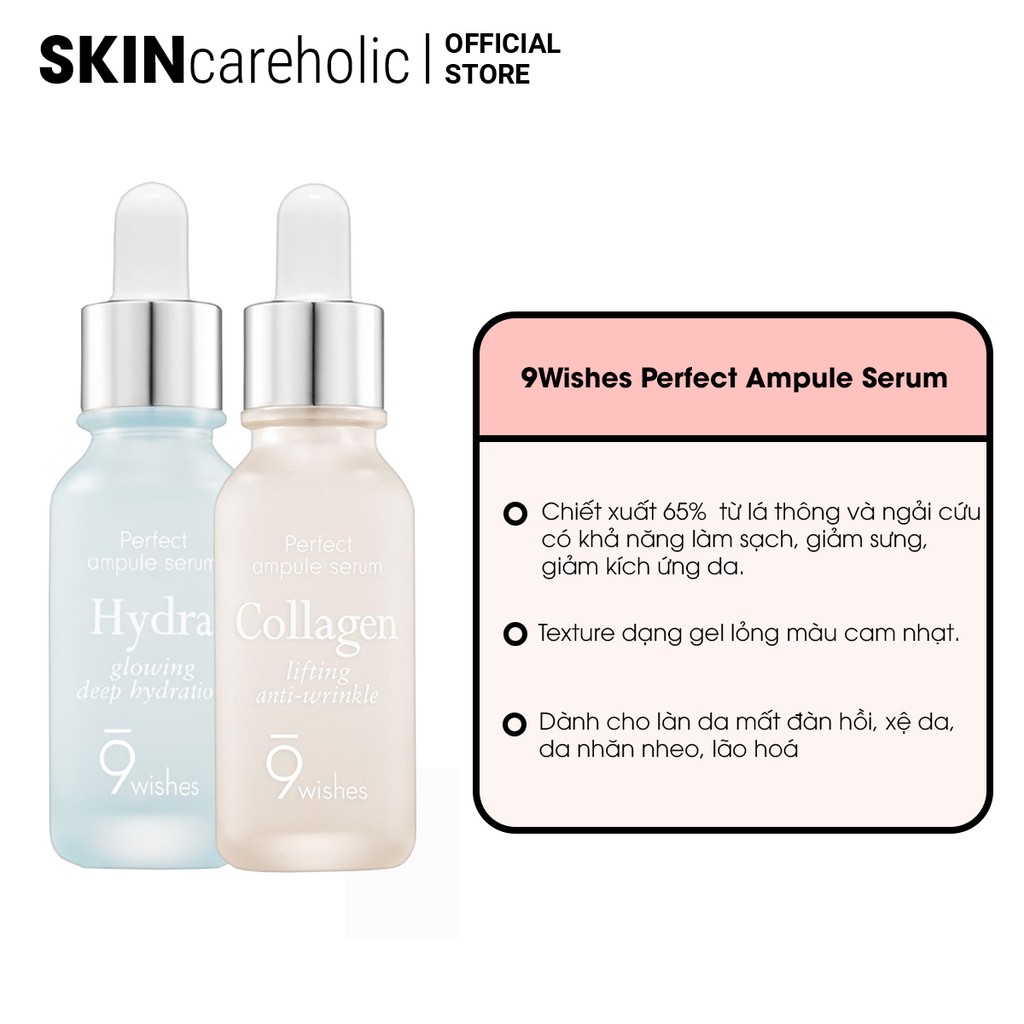 Tinh Chất Dưỡng Da 9Wishes Perfect Ampule Serum