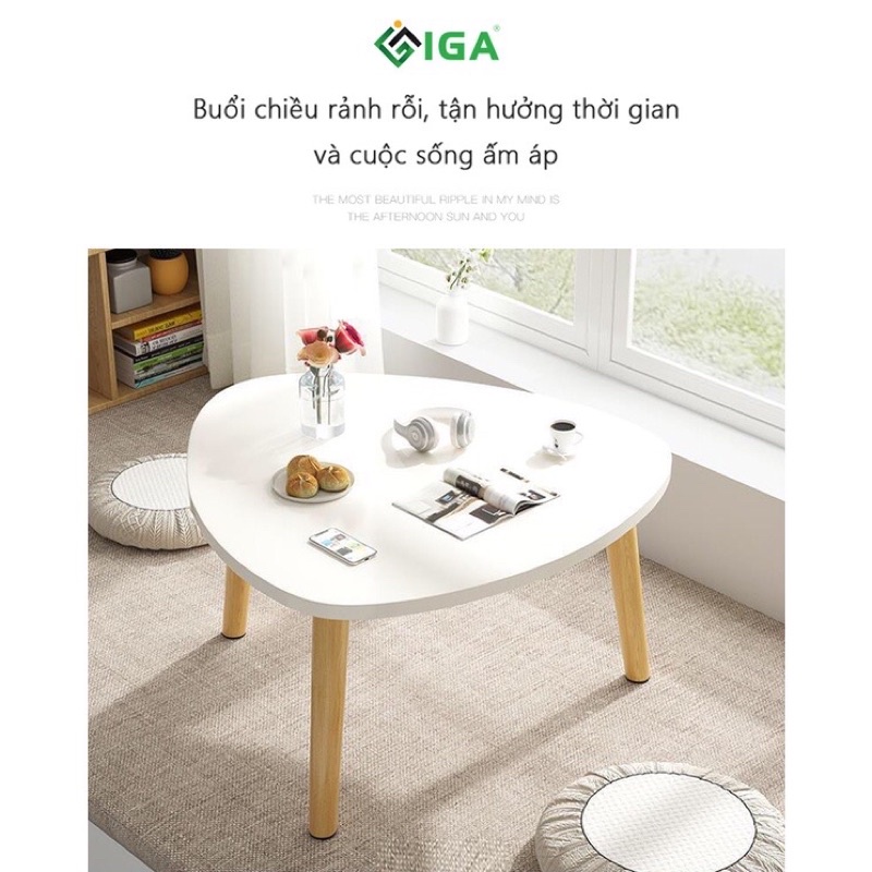 Bàn trà ngồi bệt thương hiệu IGA GP74 và GP77 , bàn Sofa cafe chân gỗ