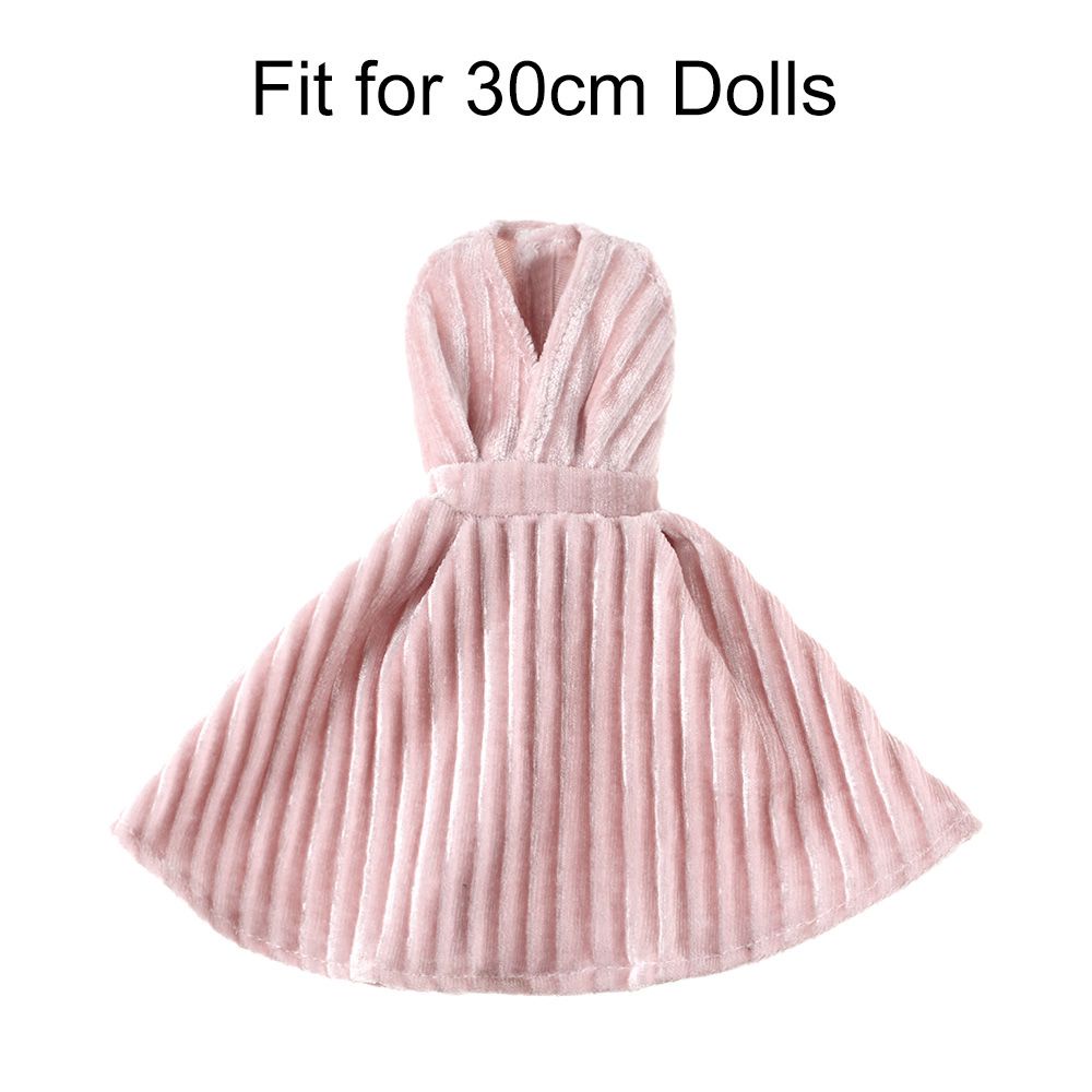 Đầm họa tiết hoa thời trang dành cho búp bê 30cm