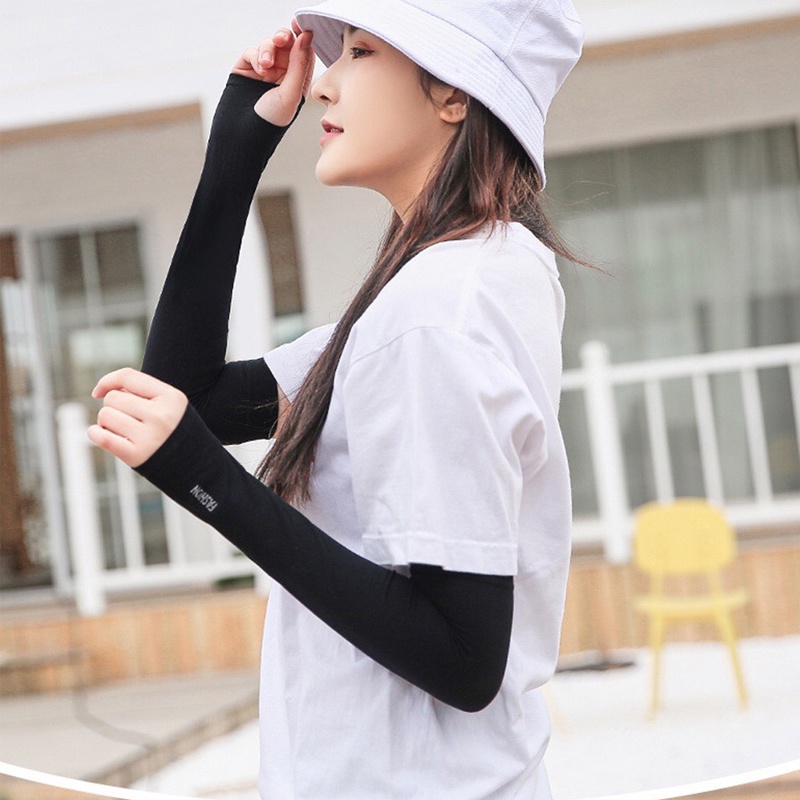 Gang tay chống nắng Let's Slim nhiều màu chất liệu co giãn giúp bảo vệ da khỏi ánh nắng và tia UV cho cả nam và nữ GT01