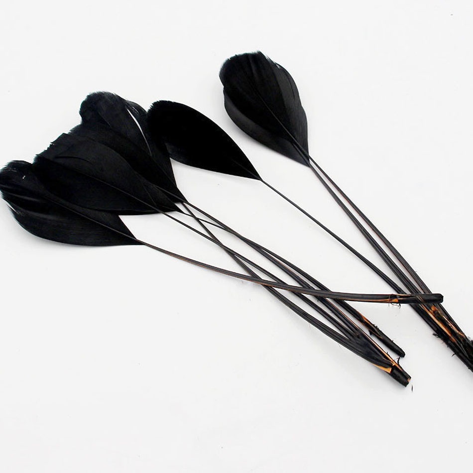 Bộ 20 Lông Ngỗng Trắng Tự Nhiên 13-18cm Dùng Trang Trí Tiệc