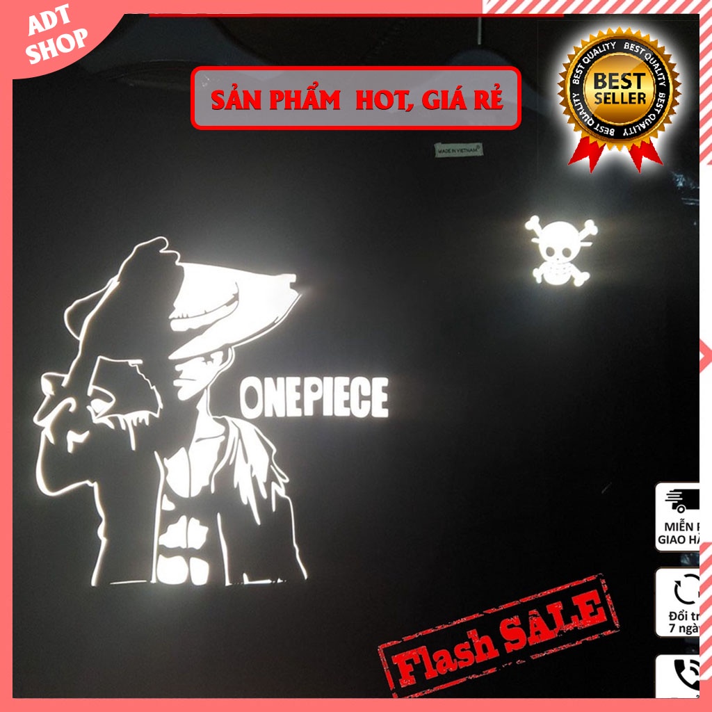 BST Áo phản quang Luffy mũ rơm, Áo One Piece siêu rẻ, cực chất độc đẹp
