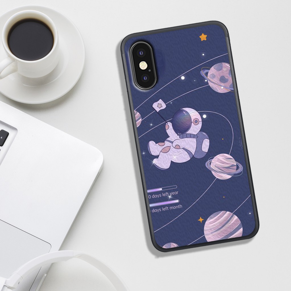 ỐP LƯNG IPHONE X/XR/XSMAX,   IN HÌNH PHI HÀNH GIA ĐÁNG YÊU VÀ NGỘ NGHĨNH.