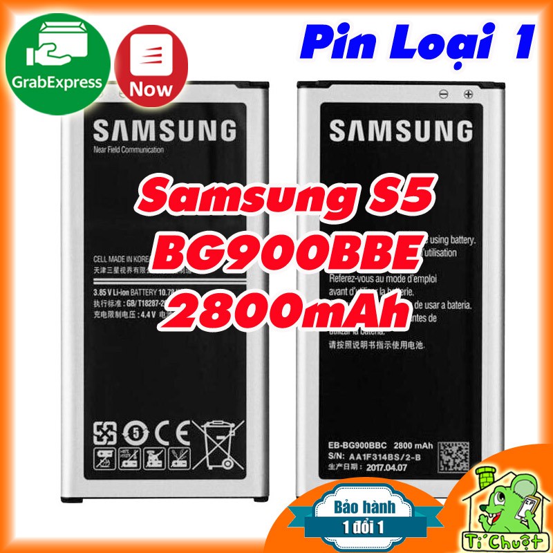 [Ảnh Thật] Pin Samsung S5 EB- BG900BBE 2800mAh Loại 1