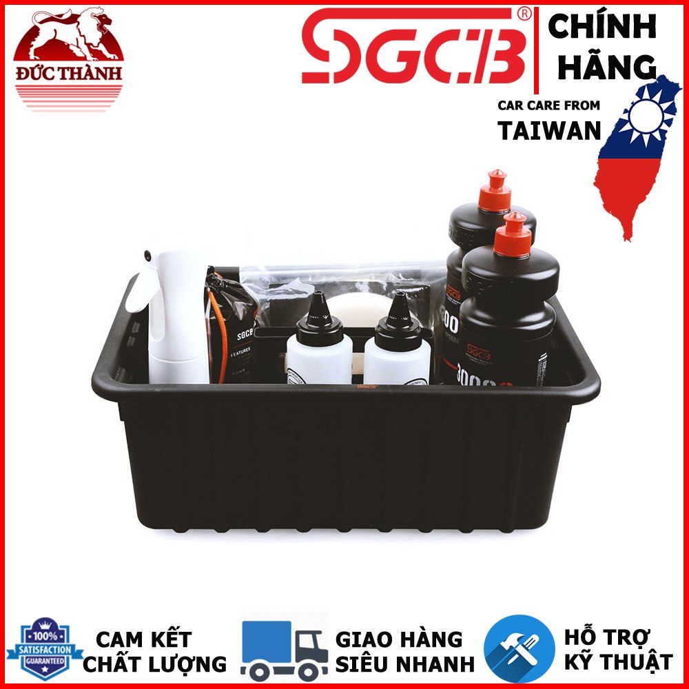 Khay nhựa chứa sản phẩm chăm sóc xe SGCB Tool basket 43x29x16cm SGGD147 ducthanhauto