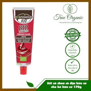 Sốt cà chua cô đặc hữu cơ cho bé 170g Nutrimento