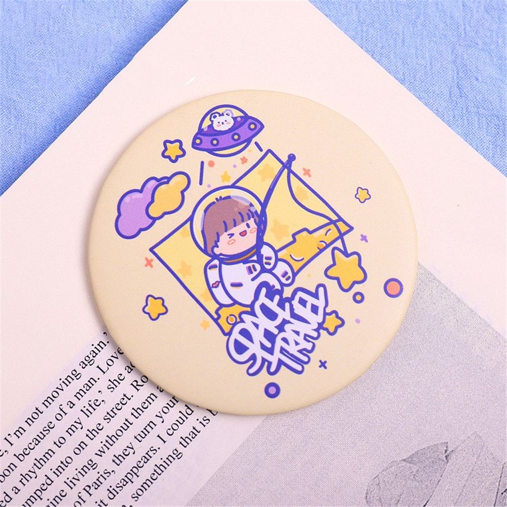 [Hàng mới về] Gương trang điểm mini Mihan1 hình tròn xinh xắn tiện dụng khi đi du lịch dành cho bé gái