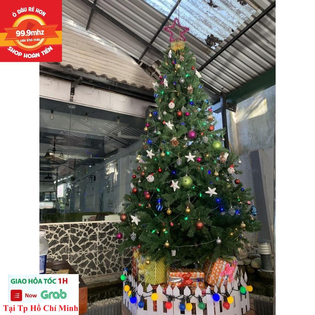 Cây Thông Noel 3m - Cây Thông Trang Trí Noel Giáng Sinh Cao 3M Chân Sắt Quà Tặng Noel 1 Ngôi Sao Đỉnh Và 8 Dây Kim Tuyến