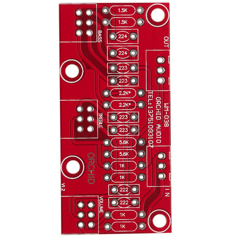 HIFI Amplifier Passive Tone Board Bass Treble Volume Control Preamp Board