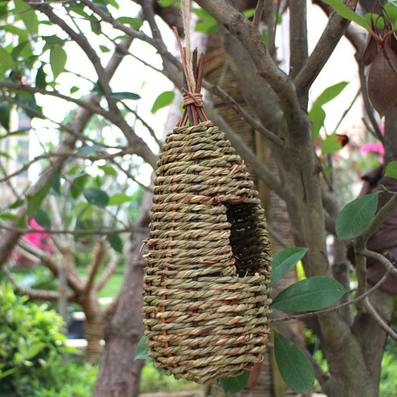 Tổ chim làm từ mây tự nhiên cho treo trang trí ngoài trời