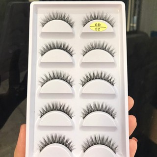 Mi giả chồn 6D tự nhiên, 5 cặp/hộp