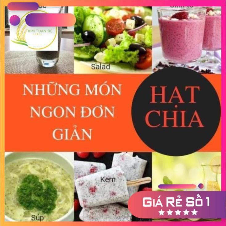 Hạt Chia Healthy Nuts & Seeds Organic Chia Seeds (1kg)