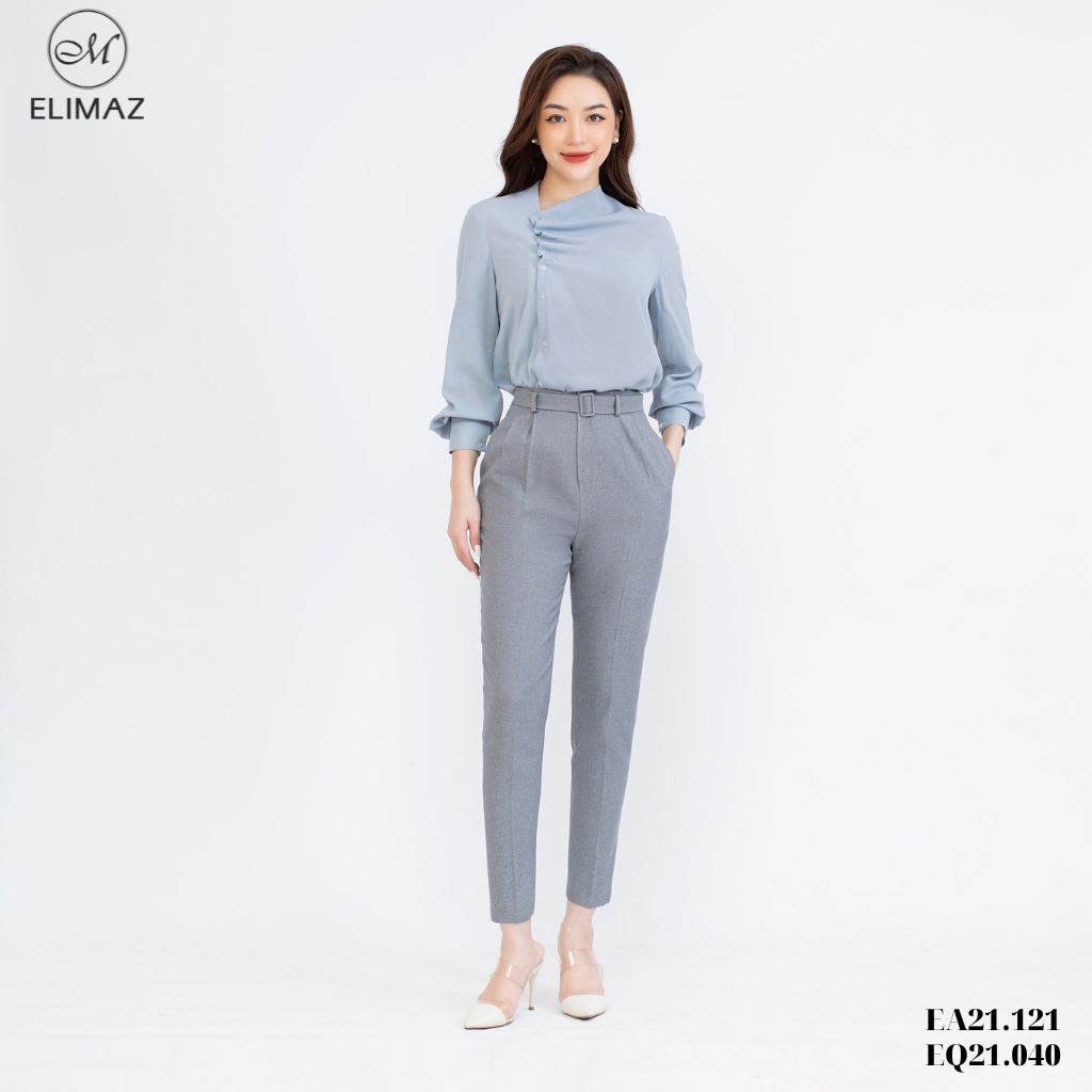 Quần tây âu nữ công sở Elimaz baggy khóa trước đai eo EQ21.040 - HÀNG MỚI VỀ