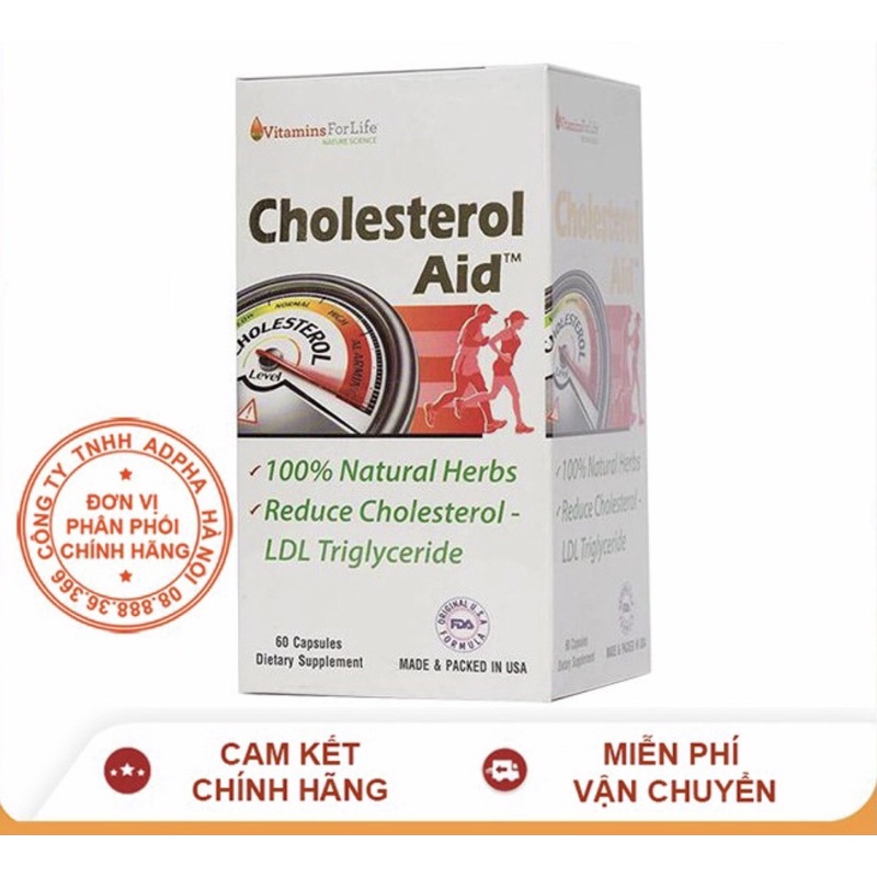 Cholesterol Aid_Hỗ trợ giảm mỡ máu,ổn định đường huyết trong cơ thể