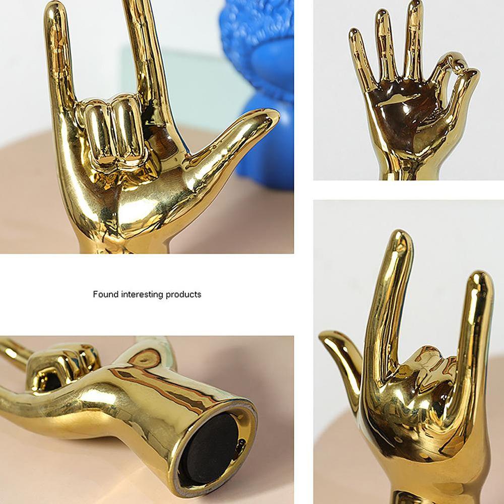 Jane Bức Tượng Điêu Khắc Bằng Ngón Tay Thiết Kế Hiện Đại Nghệ Thuật Thời Trang Trang Trí Bàn