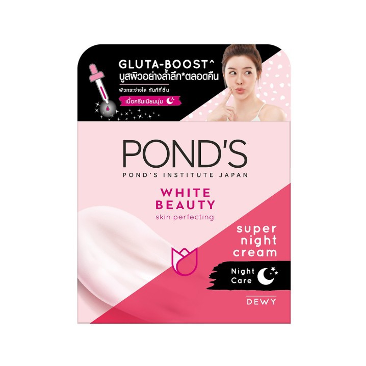 Kem Đêm Pond's White Beauty trắng hồng tinh khiết 30g