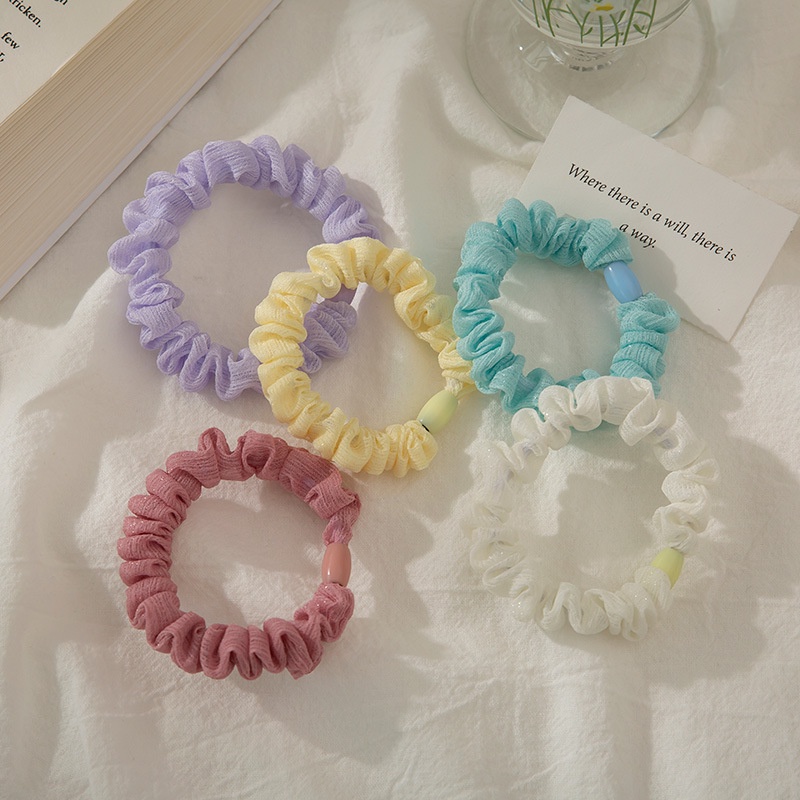 Dây Cột Tóc Vải Co Giãn Dễ Thương Dành Cho Nữ